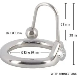 Penis Plug Sperm Stop Glansring Ø 30 Mm By You2Toys -C&B Toys Verkoopwinkel 05347810000 nor g