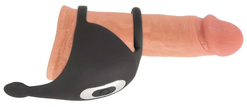 Rebel Men's Gear Cock Ring With RC Ball Massager By Rebel 4 Rebel Men's Gear Cock Ring With RC Ball Massager By Rebel - Afbeelding 2