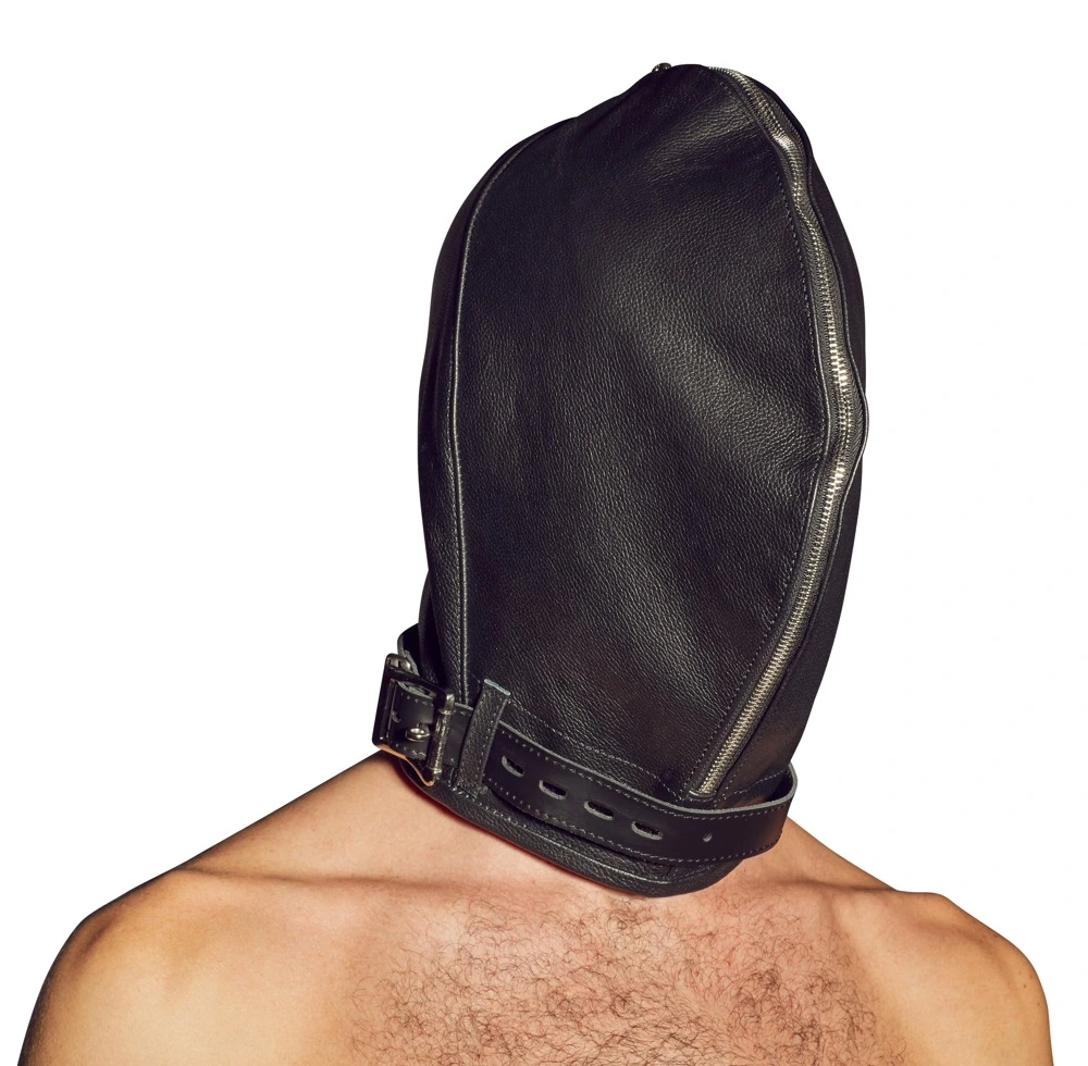 Zado Leather Fashion Dubbel Leder Zwart & Rood Bondagemasker met Rits Voor De Ultieme Leer Fetisj Ervaring. 6 Zado Leather Fashion Dubbel Leder Zwart & Rood Bondagemasker met Rits Voor De Ultieme Leer Fetisj Ervaring. - Afbeelding 4