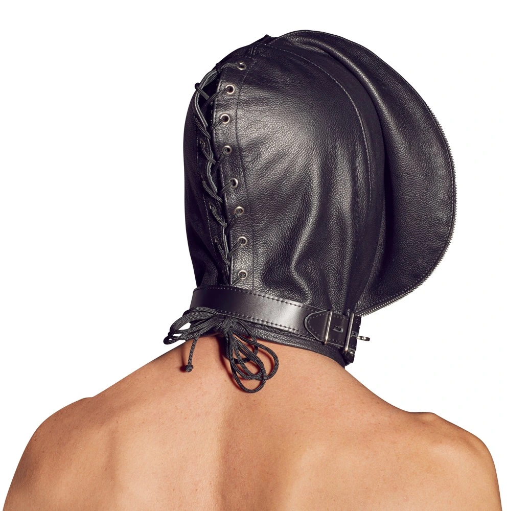 Zado Leather Fashion Dubbel Leder Zwart & Rood Bondagemasker met Rits Voor De Ultieme Leer Fetisj Ervaring. 7 Zado Leather Fashion Dubbel Leder Zwart & Rood Bondagemasker met Rits Voor De Ultieme Leer Fetisj Ervaring. - Afbeelding 5