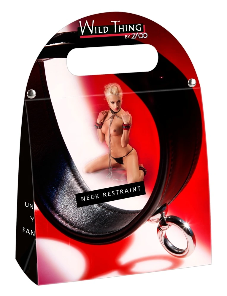 Zado Leather Fashion Wild Thing Lederen Bondage Collar Met O-Ring Van Zado 6 Zado Leather Fashion Wild Thing Lederen Bondage Collar Met O-Ring Van Zado - Afbeelding 4