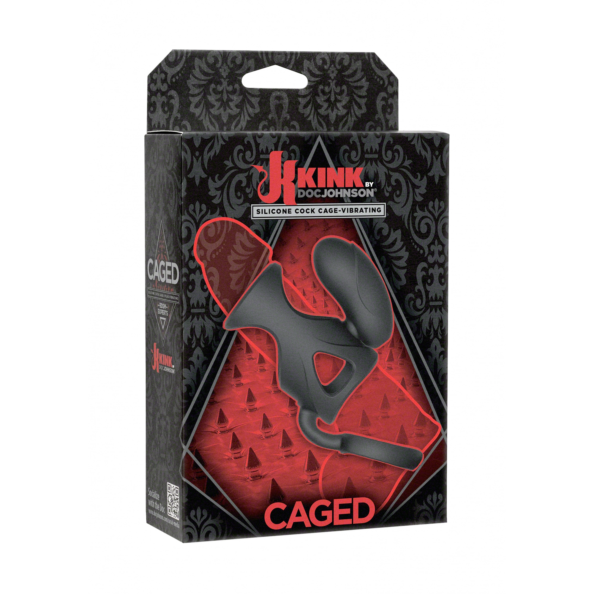 Kink Vac-U-Lock By Doc Johnson Bij Mince.NL Caged - Vibrerende Siliconen Penis Kooi Van Kink - Doc Johnson 4 Kink Vac-U-Lock By Doc Johnson Bij Mince.NL Caged - Vibrerende Siliconen Penis Kooi Van Kink - Doc Johnson - Afbeelding 2