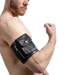 HG Leather Creations Mister B Lederen Party Portemonnee 'All Black'