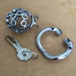 Screw Head CBT Kuisheidskooi van MAE-Toys 12 Screw Head CBT Kuisheidskooi van MAE-Toys -C&B Toys Verkoopwinkel Chastity device pins 1