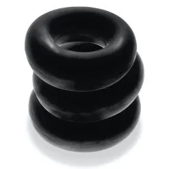 Fat Willy Cockring 3-Pack - Black By Oxballs -C&B Toys Verkoopwinkel Fat Willy Cockring 3 Pack 2 3