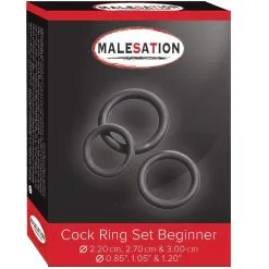 Malesation Cock Ring Set Beginner Ø 22, 27 & 30 Mm