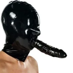 Latex By Anita Berg Kinky Latex Masker Met Dildo By Anita Berg