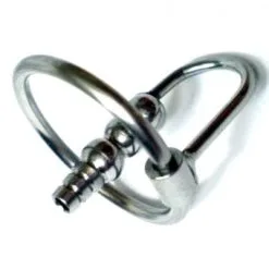 MAE-Toys Holle RVS Penisplug Met 2 Ringen Van 30 Mm En 25 Mm
