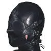 MAE-Toys Immitation Leather Bondage Hood -C&B Toys Verkoopwinkel bondage hood 1