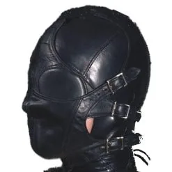 MAE-Toys Immitation Leather Bondage Hood