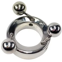 Roestvrij Stalen 3-Bullet Torture Ballstretcher Van MAE-Toys -C&B Toys Verkoopwinkel bullet ballstretcher 2 1