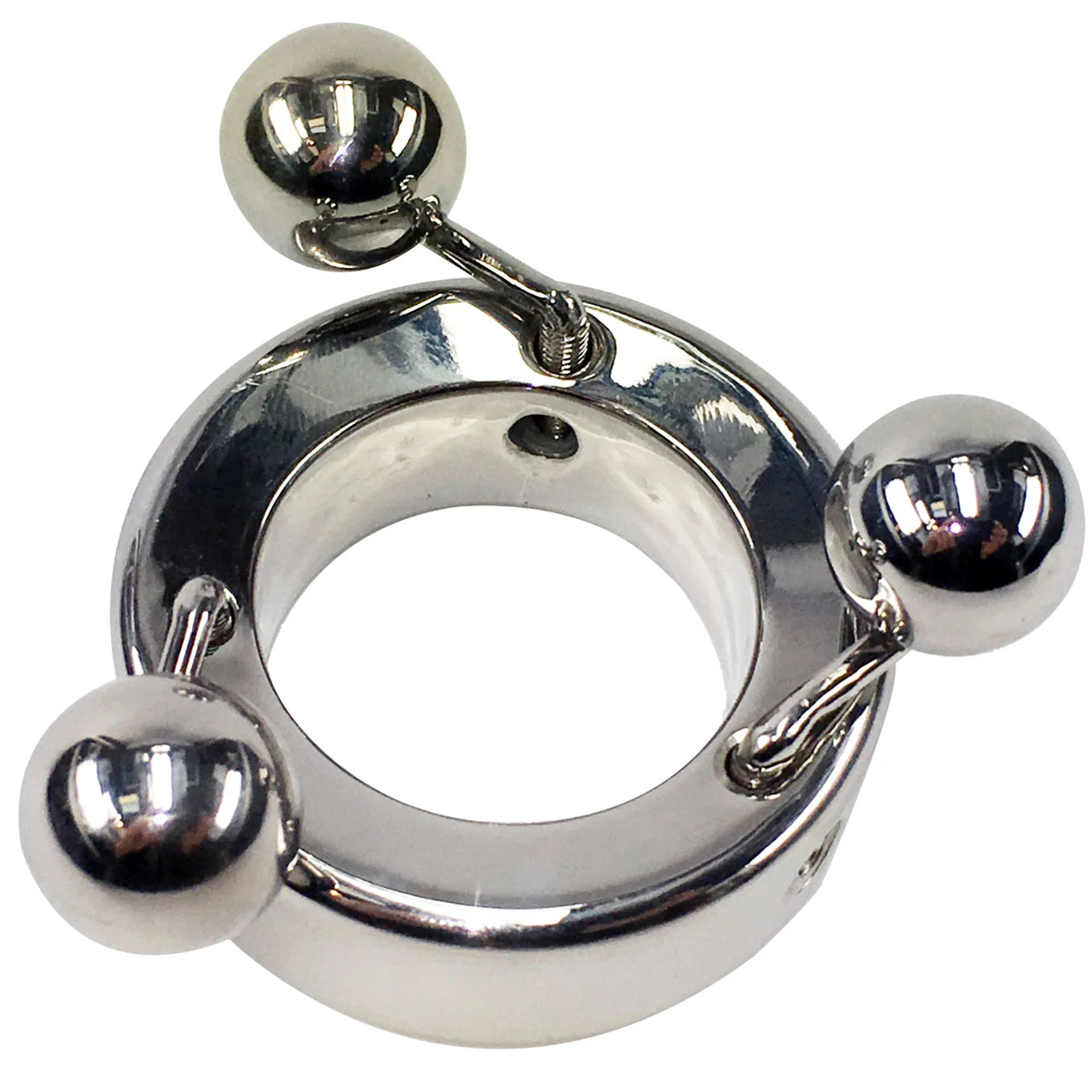 Roestvrij Stalen 3-Bullet Torture Ballstretcher Van MAE-Toys 7 Roestvrij Stalen 3-Bullet Torture Ballstretcher Van MAE-Toys - Afbeelding 5