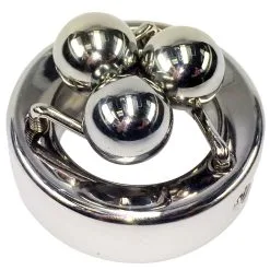 Roestvrij Stalen 3-Bullet Torture Ballstretcher Van MAE-Toys 10 Roestvrij Stalen 3-Bullet Torture Ballstretcher Van MAE-Toys -C&B Toys Verkoopwinkel bullet ballstretcher 3