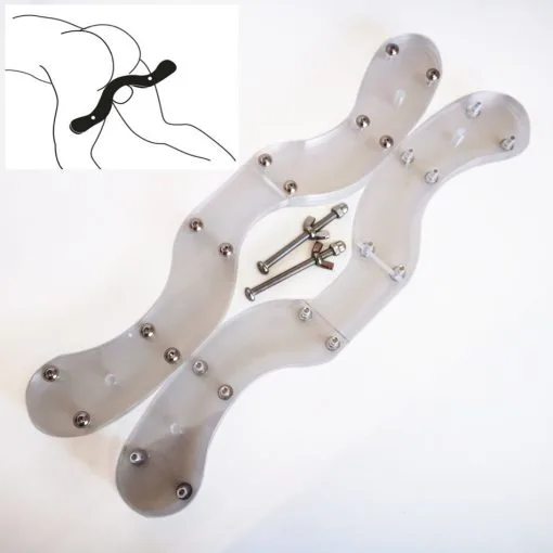 MAE-Toys De Cock And Ball Torture HUMBLER Acryl CBT Toy -C&B Toys Verkoopwinkel clear humbler