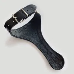 Saxos BDSM Toys Volleder Slave Collar Met O Ring En Studs By Saxos -C&B Toys Verkoopwinkel collar inside