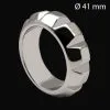 Kiotos Steel Roestvrijstalen Diamond Cockring 41 Mm