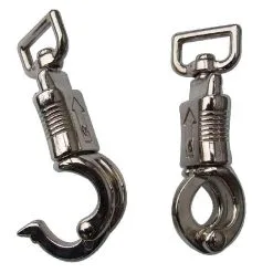 HG Leather Creations Zware Stalen Paniekhaak - Gewicht 138 Gram -C&B Toys Verkoopwinkel hg 674 01