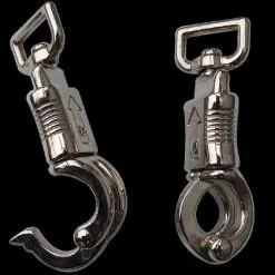 HG Leather Creations Zware Stalen Paniekhaak - Gewicht 138 Gram