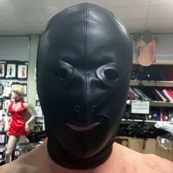 HG Leather Creations Klassiek Lederen SM Masker Van HG-Leather -C&B Toys Verkoopwinkel hg leather mask