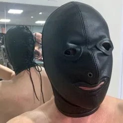 HG Leather Creations Klassiek Lederen SM Masker Van HG-Leather