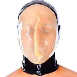 Latex Vacuüm Masker Van Latexa -C&B Toys Verkoopwinkel la 3077 vacuum mask with zipper 13650