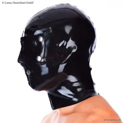 Latex Anatomisch Systeem Masker Van Latexa -C&B Toys Verkoopwinkel la 3180blk 04 1