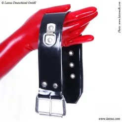 Latex Dames Halsband Met D-ring Van Latexa