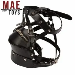 MAE-Toys Imitatielederen Bondage Slavenmasker Met Rits 10 MAE-Toys Imitatielederen Bondage Slavenmasker Met Rits -C&B Toys Verkoopwinkel mae sm 005 mae toys leatherlook bondage slave mask with zipper 27499 1