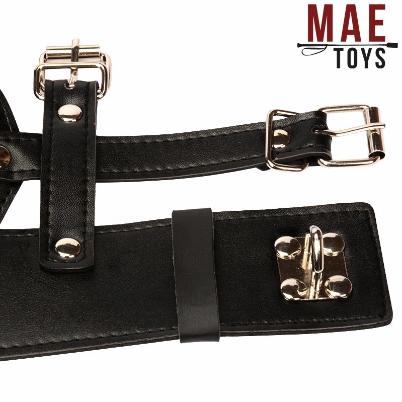 MAE-Toys Imitatielederen Bondage Slavenmasker Met Rits 5 MAE-Toys Imitatielederen Bondage Slavenmasker Met Rits - Afbeelding 3