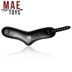 MAE-Toys Zwart Imitatie Lederen Anatomisch Gevormde Collar -C&B Toys Verkoopwinkel mae sm 011 mae toys black pu leather padded collar with leash 28057