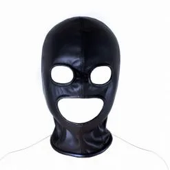 Imitatielederen Bondage Masker Van MAE-Toys