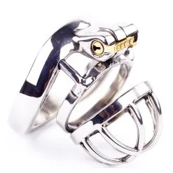 Stalen Kleine Kuisheidskooi Met Optionele Spike Ring Van MAE-Toys