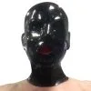 MAE-Toys Zwaar Latex Masker Met Rode Tong-gag -C&B Toys Verkoopwinkel mae sm 107 0.8mm latex hood with mouth sheath tongue 25035 1