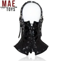 MAE-Toys Bondage Slave Boned PVC Posture Lak Collar Van MAE-Waer 8 MAE-Toys Bondage Slave Boned PVC Posture Lak Collar Van MAE-Waer -C&B Toys Verkoopwinkel mae sm 121 bondage slave boned neck corset collar 25220 1