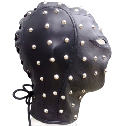NLLeather Master Metal Stud Masker By NL Leather