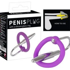 Penisplug Met Siliconen Eikelring Van You2Toys 19 Penisplug Met Siliconen Eikelring Van You2Toys -C&B Toys Verkoopwinkel or 05177040000 glans ring and dilator 24005 1