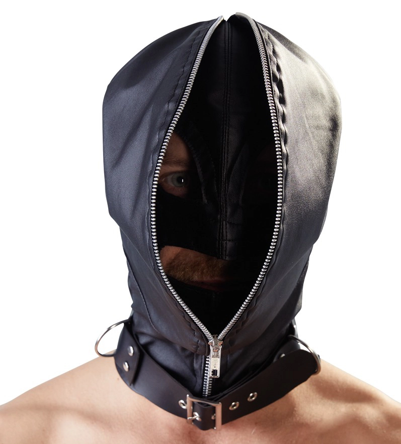 Imitatie Leder Dubbel Masker Van Fetish Collection 4 Imitatie Leder Dubbel Masker Van Fetish Collection - Afbeelding 2