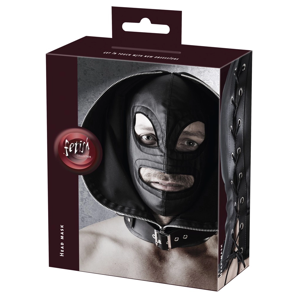 Imitatie Leder Dubbel Masker Van Fetish Collection 10 Imitatie Leder Dubbel Masker Van Fetish Collection - Afbeelding 8