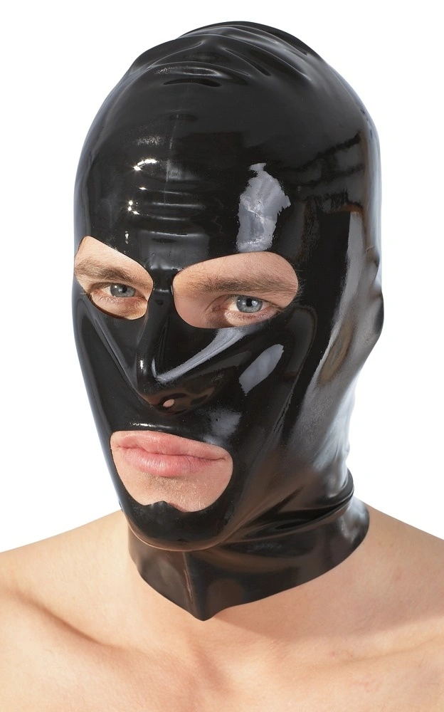 Late-X Fetish Wear Zwart Latex Masker Van LATE-X 4 Late-X Fetish Wear Zwart Latex Masker Van LATE-X - Afbeelding 2