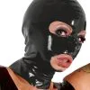 Late-X Fetish Wear Zwart Latex Masker Van LATE-X -C&B Toys Verkoopwinkel or 29200501001 latex mask in black by late x 28545