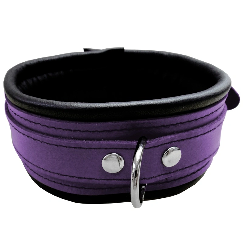 Saxos BDSM Toys Saxos Narrow Purple/Black Collar 3 Saxos BDSM Toys Saxos Narrow Purple/Black Collar