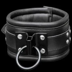 Saxos BDSM Toys Halsband Met Geslaste Ring Van Saxos