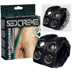Saxos BDSM Toys Lederen Cockstrap Van Sextreme -C&B Toys Verkoopwinkel os 0232 0233 0234 leather cockstrap 19874