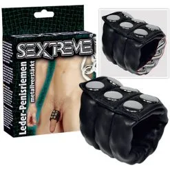 Saxos BDSM Toys Lederen Cockstrap Van Sextreme -C&B Toys Verkoopwinkel os 0232 0233 0234 leather cockstrap 19875 1