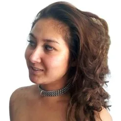 Zado Leather Fashion Sierlijke Lederen Dames Ketting Halsband Van SaXos -C&B Toys Verkoopwinkel os lcc01 female leather chain collar 18197 02 1