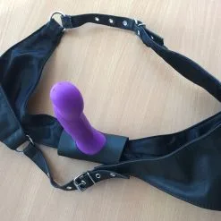 Saxos BDSM Toys Lederen Dildo-Buttplug Adapter Voor String / Slip / Strapon Van Saxos -C&B Toys Verkoopwinkel os pa 01 leather buttplug adapter 15517