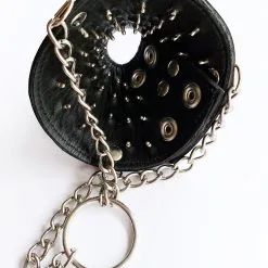 Afsluitbare Lederen Spiked Parachute Balzakstretcher Van Black Label -C&B Toys Verkoopwinkel parachute 1