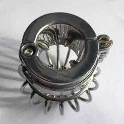MAE-Toys Stainless Steel Ball Stretchers With Torture Screw Pins And Cage -C&B Toys Verkoopwinkel pin ballstretcher met kooi 4 2