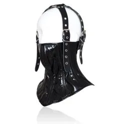 MAE-Toys Bondage Slave Boned PVC Posture Lak Collar Van MAE-Waer 9 MAE-Toys Bondage Slave Boned PVC Posture Lak Collar Van MAE-Waer -C&B Toys Verkoopwinkel pvc neck corset 1