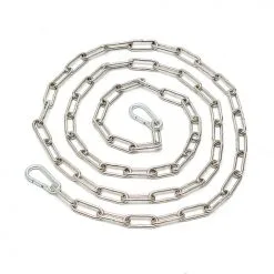 Ketting, Gelast Met 2 Karabijn Haken Van Rimba -C&B Toys Verkoopwinkel ri 7770 7771 7772 chain welded 100 cm 200 cm or 400 cm 25310
